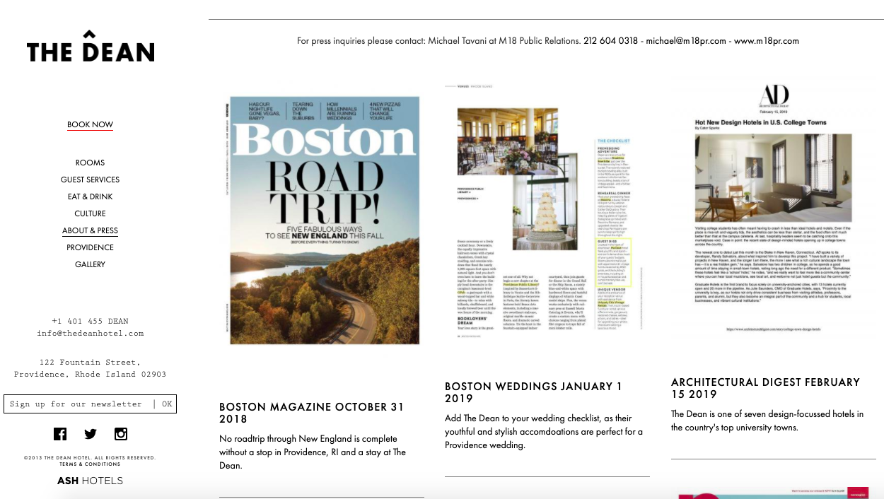 Boutique Hotel site Design to Inspire You in 2019 BuildThis